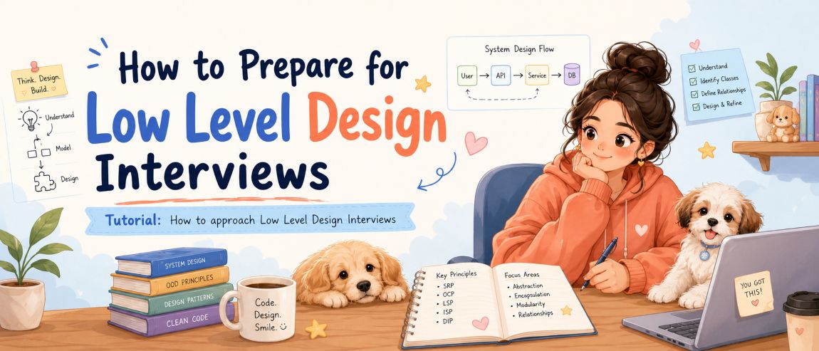 How to Prepare for Low Level Design Interviews tutorial illustration