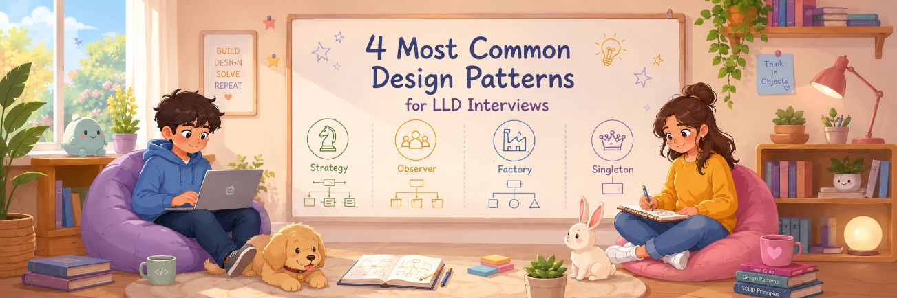 4 Most Important Design Patterns for Low Level Design Interviews