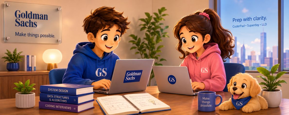 Goldman Sachs Interview Questions for CoderPad, SuperDay Coding and LLD Rounds